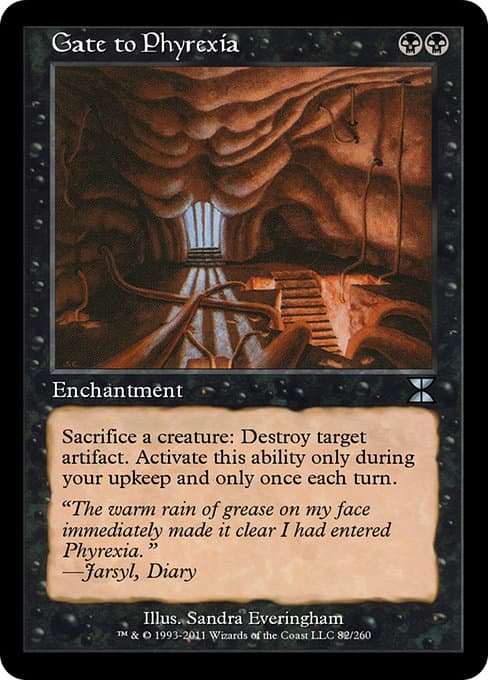 Gate to Phyrexia from Masters Edition IV (Uncommon)