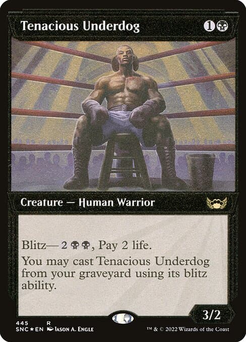 Tenacious Underdog from Streets of New Capenna (Rare)