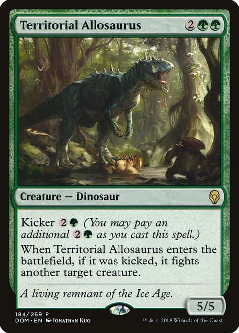 Territorial Allosaurus from Dominaria (Rare)