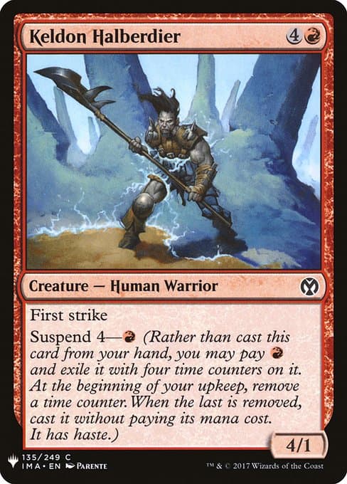 Keldon Halberdier from The List (Common)