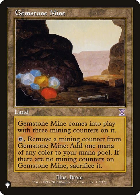 Gemstone Mine from The List (Rare)