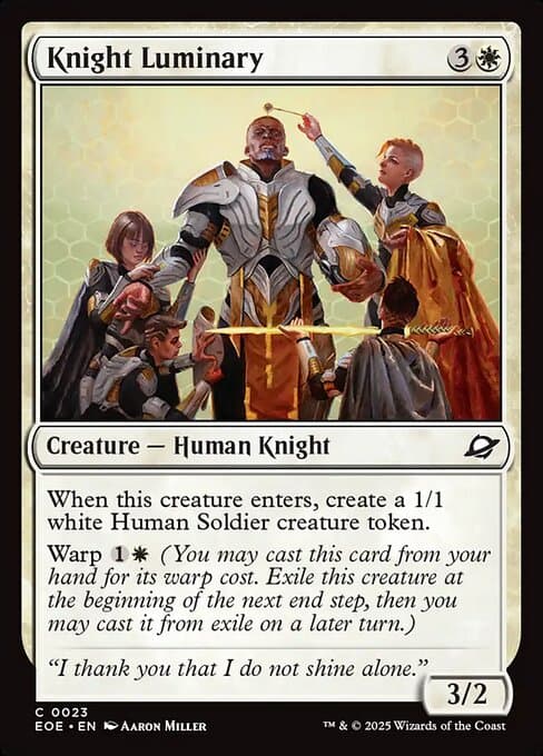 Knight Luminary from Edge of Eternities (Common)