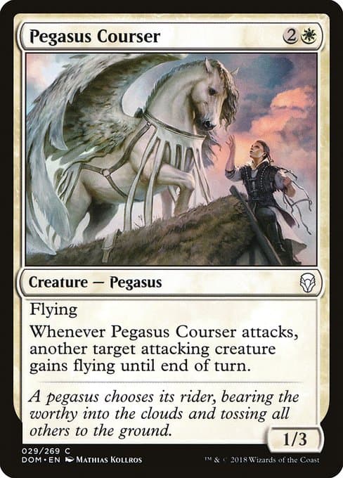 Pegasus Courser from Dominaria (Common)