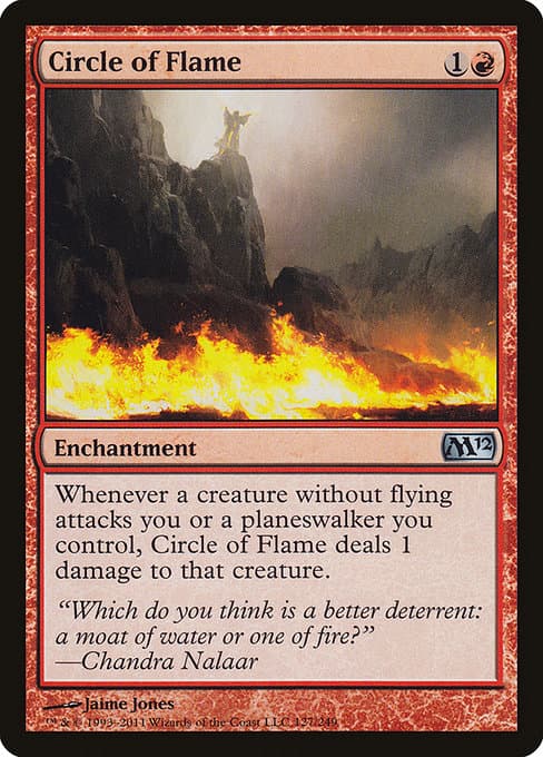 Circle of Flame from Magic 2012 (Uncommon)