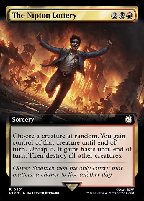 The Nipton Lottery from Fallout (Rare)