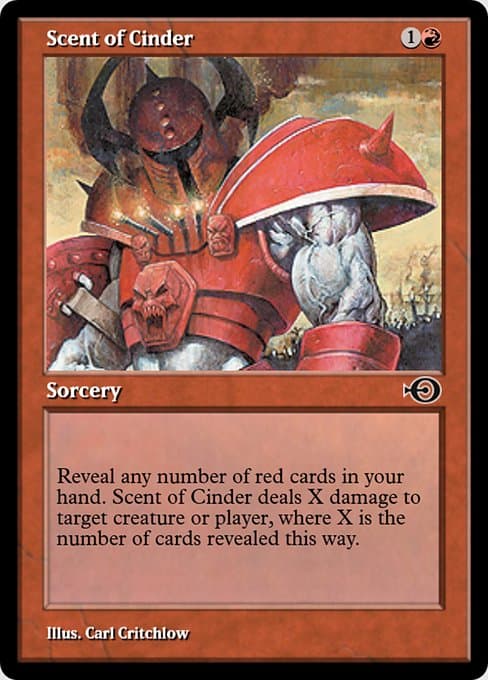Scent of Cinder from Magic Online Promos (Common)