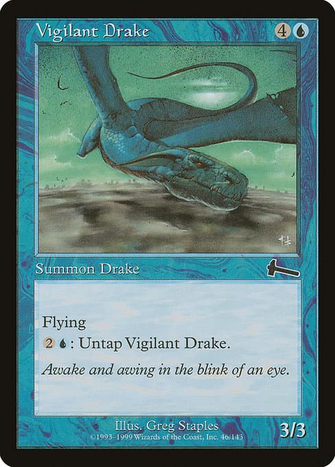 Vigilant Drake from Urza's Legacy (Common)