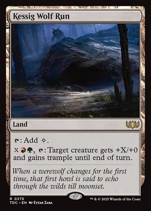 Kessig Wolf Run from Tarkir: Dragonstorm Commander (Rare)