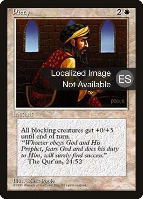 Piety from Fourth Edition Foreign Black Border (Common)