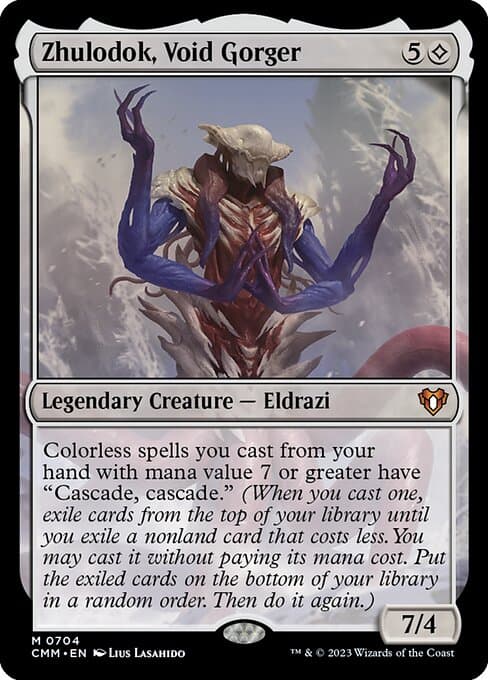 Zhulodok, Void Gorger from Commander Masters (Mythic)