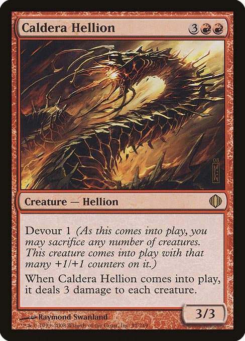 Caldera Hellion from Shards of Alara (Rare)