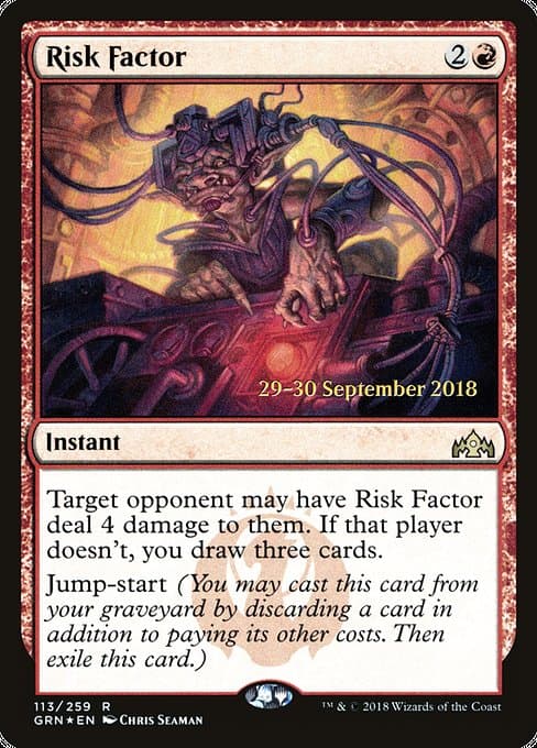 Risk Factor from Guilds of Ravnica Promos (Rare)