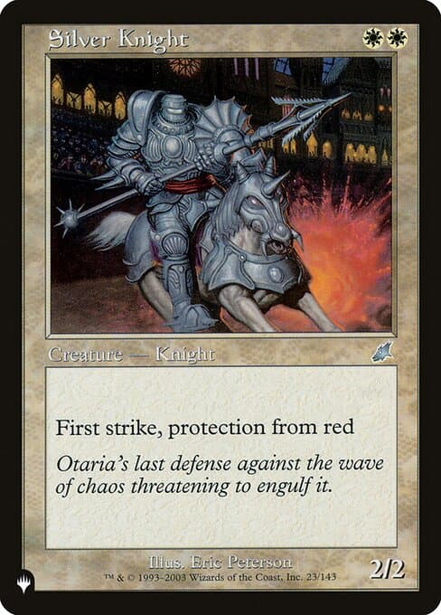 Silver Knight from The List (Uncommon)