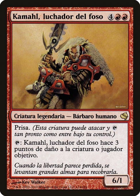 Kamahl, Pit Fighter from Salvat 2011 (Rare)