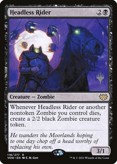 Headless Rider from Innistrad: Crimson Vow Promos (Rare)