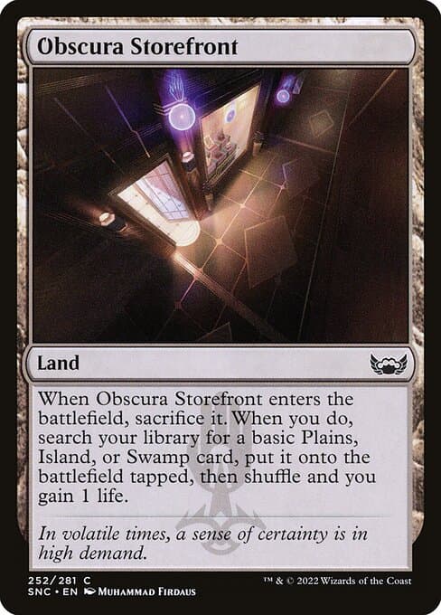 Obscura Storefront from Streets of New Capenna (Common)