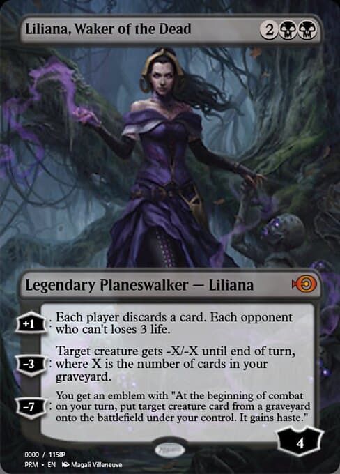 Liliana, Waker of the Dead from Magic Online Promos (Mythic)