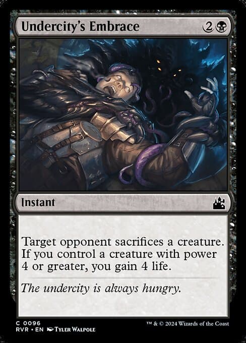 Undercity's Embrace from Ravnica Remastered (Common)