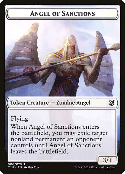 Angel of Sanctions from Commander 2019 Tokens (Common)