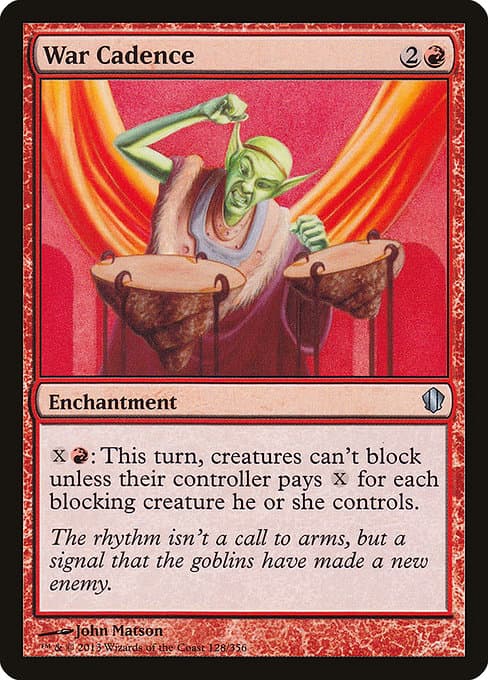 War Cadence from Commander 2013 (Uncommon)