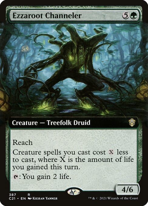Ezzaroot Channeler from Commander 2021 (Rare)
