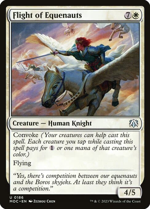 Flight of Equenauts from March of the Machine Commander (Uncommon)