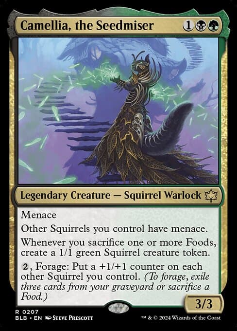 Camellia, the Seedmiser (Rare)