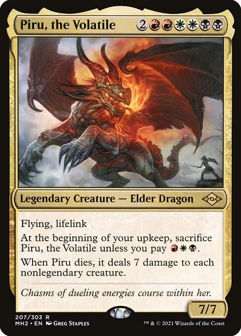 Piru, the Volatile from Modern Horizons 2 (Rare)