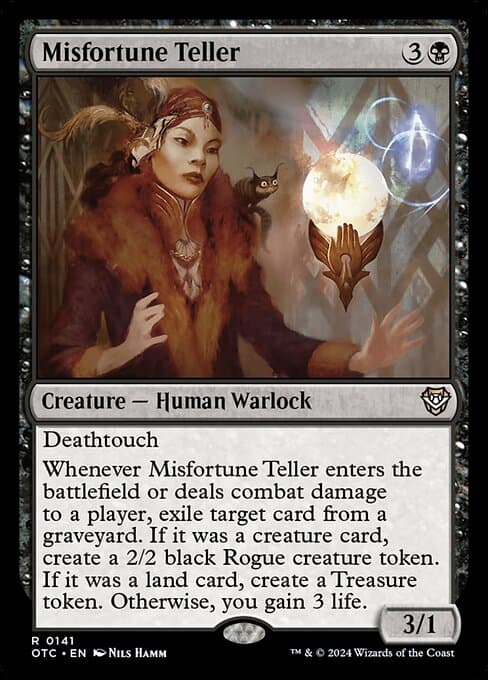 Misfortune Teller from Outlaws of Thunder Junction Commander (Rare)