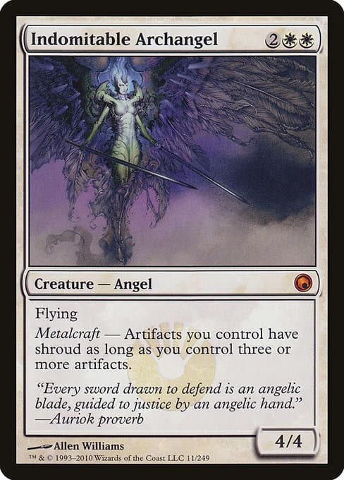 Indomitable Archangel from Scars of Mirrodin (Mythic)
