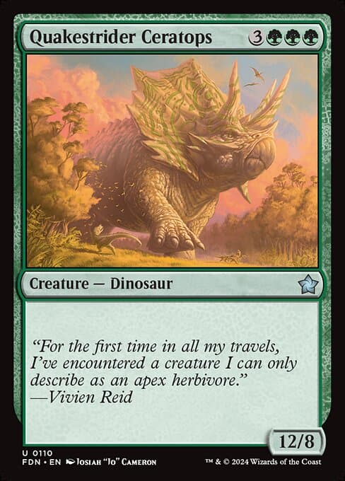Quakestrider Ceratops (Uncommon)