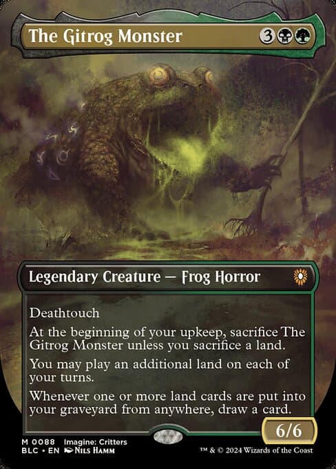 The Gitrog Monster from Bloomburrow Commander (Mythic)