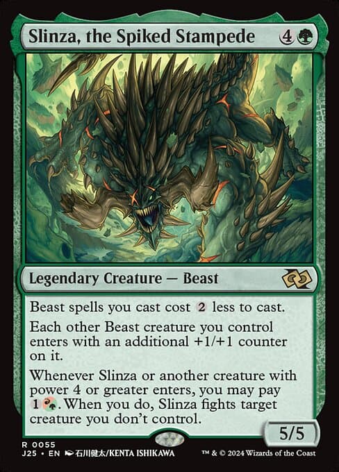 Slinza, the Spiked Stampede (Rare)