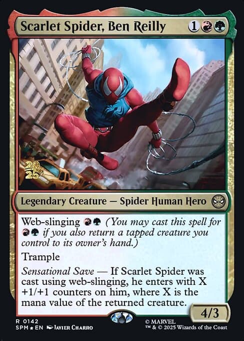 Scarlet Spider, Ben Reilly from Marvel's Spider-Man Promos (Rare)