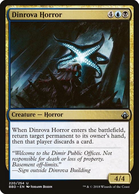 Dinrova Horror from Battlebond (Uncommon)