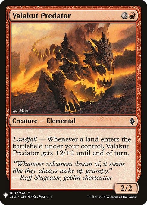 Valakut Predator from The List (Common)
