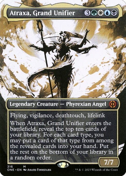Atraxa, Grand Unifier from Phyrexia: All Will Be One (Mythic)