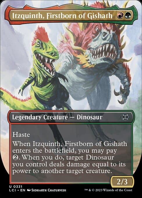 Itzquinth, Firstborn of Gishath from The Lost Caverns of Ixalan (Uncommon)