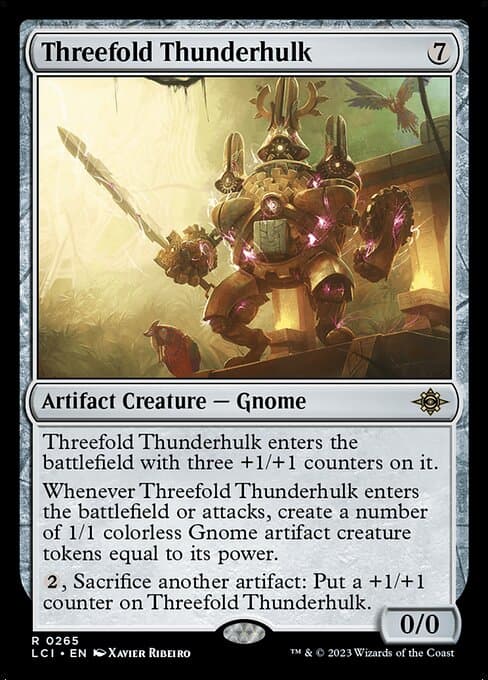 Threefold Thunderhulk from The Lost Caverns of Ixalan (Rare)
