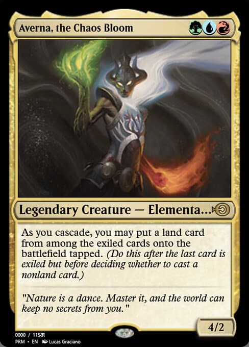 Averna, the Chaos Bloom from Magic Online Promos (Rare)