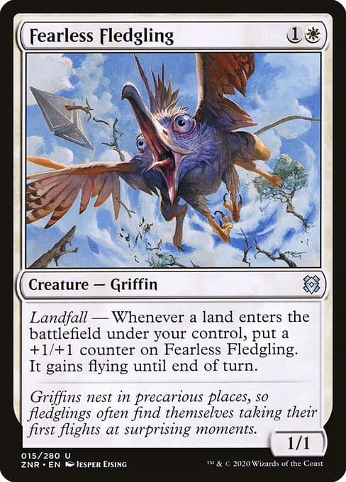 Fearless Fledgling from Zendikar Rising (Uncommon)