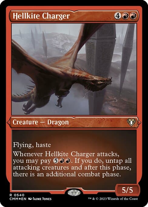 Hellkite Charger from Commander Masters (Rare)