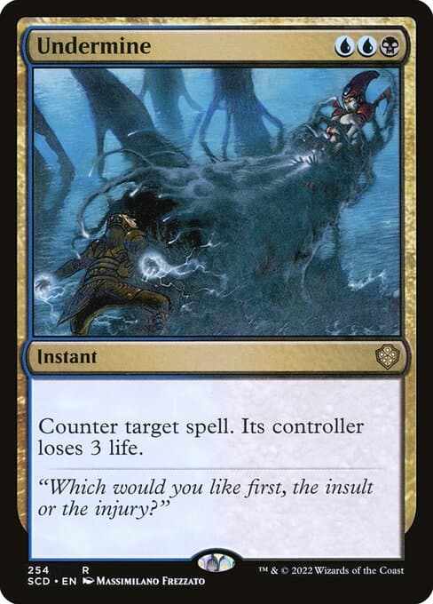 Undermine from Starter Commander Decks (Rare)