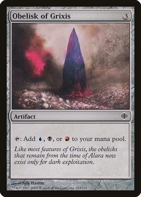 Obelisk of Grixis from Shards of Alara (Common)