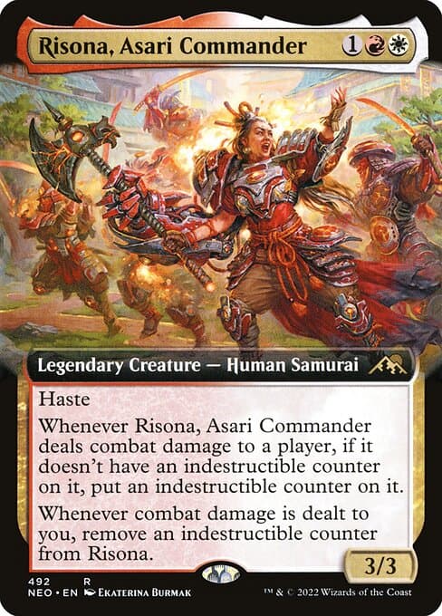 Risona, Asari Commander from Kamigawa: Neon Dynasty (Rare)
