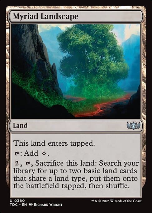 Myriad Landscape from Tarkir: Dragonstorm Commander (Uncommon)
