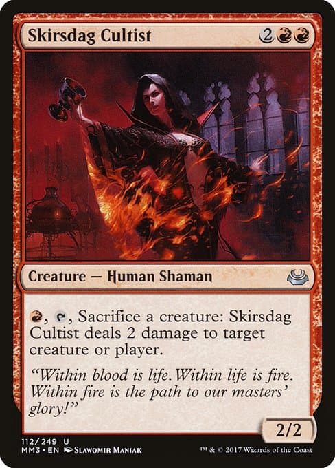 Skirsdag Cultist from Modern Masters 2017 (Uncommon)