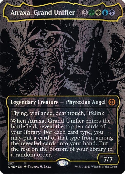 Atraxa, Grand Unifier from Phyrexia: All Will Be One (Mythic)