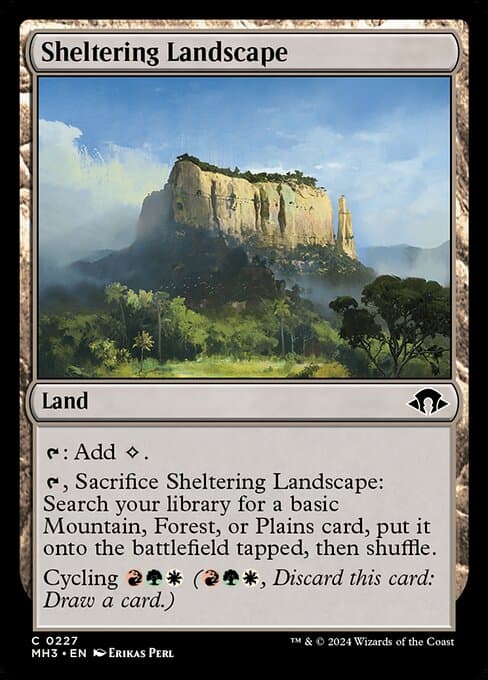 Sheltering Landscape from Modern Horizons 3 (Common)