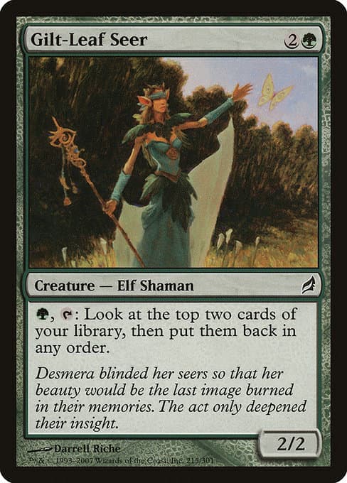 Gilt-Leaf Seer from Lorwyn (Common)